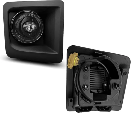 Vista 3 de Shocklight Luces antiniebla LED para parachoques delantero, compatibles con GMC Sierra 2014 2015 1500 W/interruptor y arnés de cableado