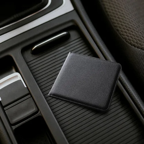 Vista 6 de CoBak Soporte para Registro y Seguro de Automóvil - Organizador de Guantera de Vehículo Pequeño y Liviano para Hombres y Mujeres, Estuche
