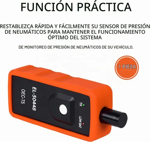 Vista 3 de EL-50448 TPMS Herramienta de reaprendizaje para sensor de neumáticos GM, herramienta de reinicio TPMS, herramienta de activación del sistema