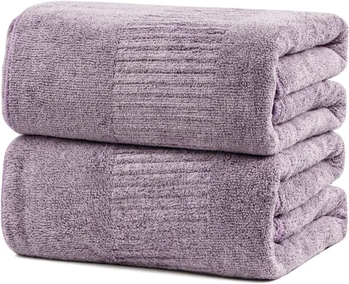 Vista 9 de SEISSO Toallas de baño, extra absorbentes y de secado rápido, toallas de fibra ligera, toalla de baño grande y suave de primera calidad