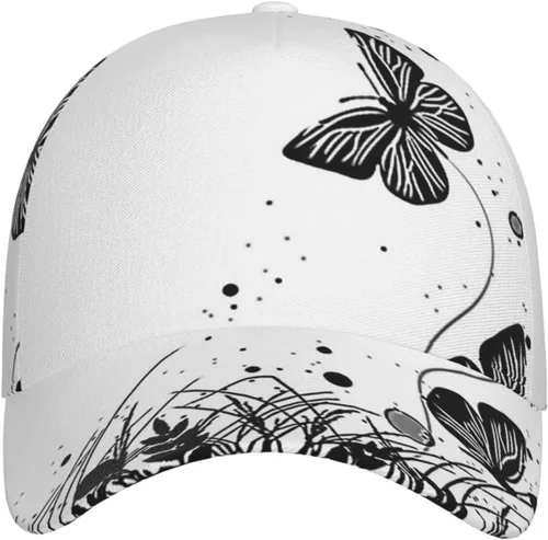 Vista 2 de BQIUULO Gorras para mujer, gorra de béisbol de moda, ajustable, gorras deportivas ajustadas