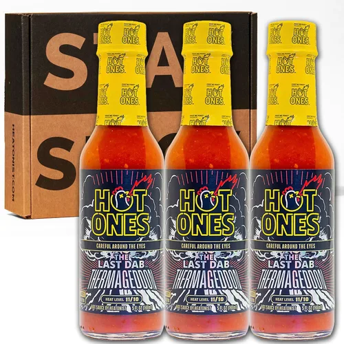 Vista 12 de Hot Ones The Last Dab Apollo - Salsa picante hecha con ingredientes naturales y sabores extra picantes, la única salsa picante en el mundo hecha