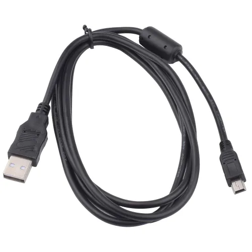 Vista 2 de Cable USB de repuesto UC-E4 UC-E15 UC-E19 Mini USB Cable de transferencia de fecha compatible con Nikon Digital SLR DSLR D300 D3000 D300S D3100 D3S