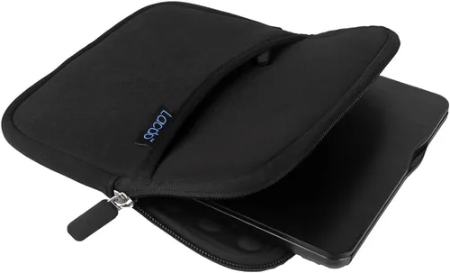 Vista 3 de Samsung, Lacdo, bolsa de almacenamiento de neopreno, protectora, a prueba de golpes, con bolsillo externo, para Apple MD564ZM/A USB 2.0 SuperDrive