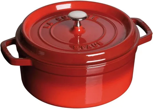 Vista 14 de Staub Cocotte redondo de 5.5 cuartos de galón, albahaca