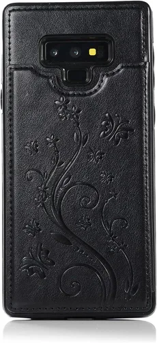 Vista 7 de Asuwish Funda de teléfono para Samsung Galaxy Note 9 con protector de pantalla de vidrio templado, tarjetero/tarjetero, soporte para cartera
