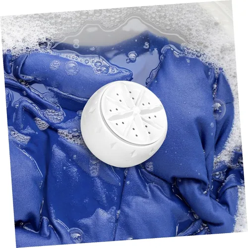 Vista 4 de SEWACC Lavadora de mini turbina USB alimentada por USB, lavadora ultrasónica portátil para casa rodante, viajes, universidad, apartamento, lavado