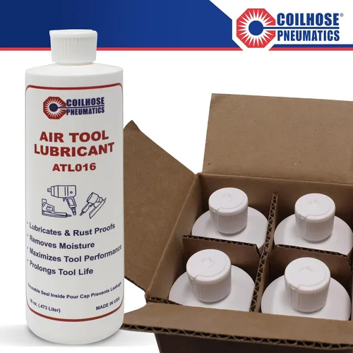 Vista 4 de Coilhose Pneumatics Lubricante para herramientas neumáticas, botella de 16 onzas (lubricante ATL016, paquete de 4)