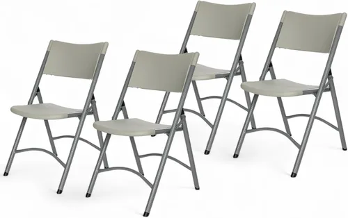 Vista 15 de OEF Furnishings Serie OEF600 Sillas plegables de respaldo alto, asiento de grado comercial de polietileno moldeado por soplado para uso en Rojo