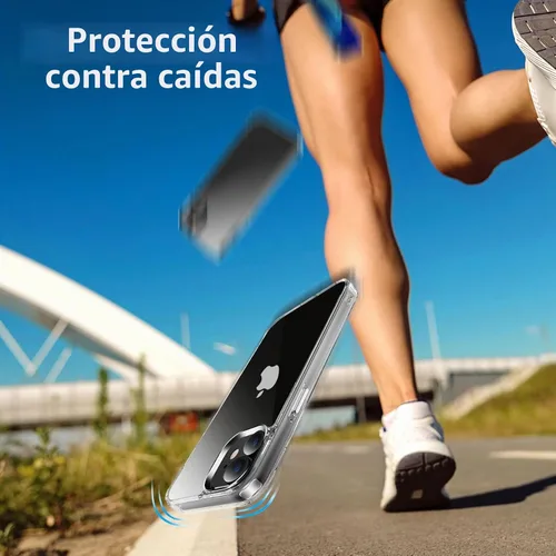 Vista 7 de JJGoo Compatible con iPhone 11 Funda transparente, transparente a prueba de golpes, delgada, antiarañazos, carcasa protectora de policarbonato duro