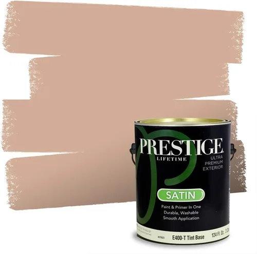 Vista 124 de PRESTIGE Pintura exterior e imprimación en uno, bronceado Aberdeen, plano, 1 galón