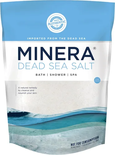 Vista 11 de Minera Sal del Mar Muerto de grano grueso para baño y remojo, 19 libras, de disolución rápida, 100% pura y natural, sin perfume, nutritiva