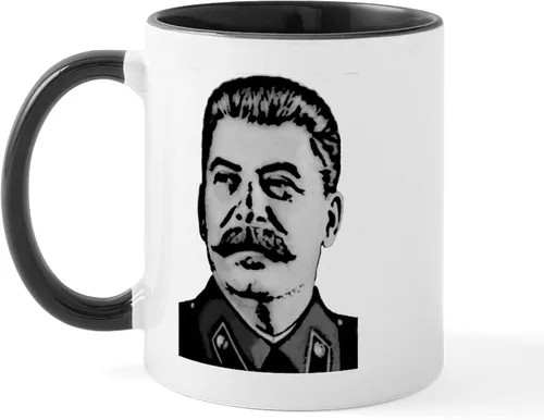 Vista 4 de CafePress Stalin Mug - Taza de café de cerámica (11 oz (11.0 fl oz)