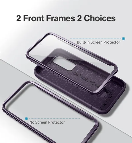 Vista 7 de SURITCH Funda para Samsung Galaxy S23 FE de 6.4 pulgadas (solamente), (2 marcos frontales) de cuerpo completo, resistente, a prueba de golpes