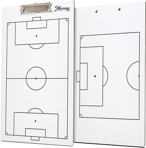 Vista 19 de Murray Sporting Goods sujetapapeles para entrenadores de borrado en seco Pizarra blanca de doble cara