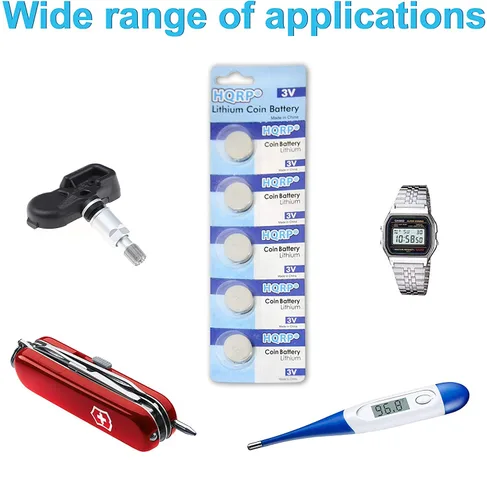 Vista 5 de HQRP Paquete de 5 baterías de litio compatibles con termómetro digital Vicks V911F / V965F / V966F / V966F24