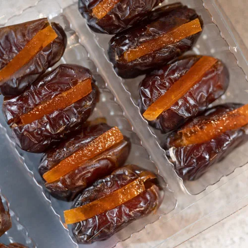 Vista 5 de Jomara Fechas rellenas con cáscara de naranja