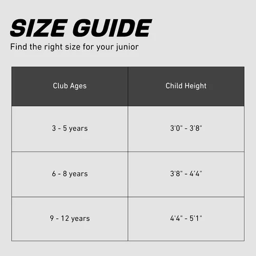 Vista 8 de Aspire X-Lite Super Performance Junior Golf Club Set - Right-Handed Kids Golf Set with Driver, Hybrid, 7 Iron, Putter, Stand Bag & Headcovers