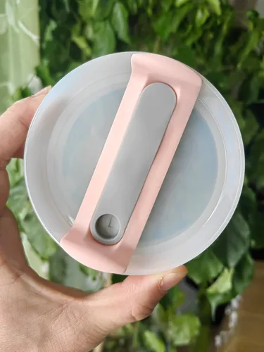 Vista 6 de Tapa de repuesto para vaso de 40 onzas, apta para vaso Stanley Adventure Quencher H2.0 de 40 onzas y 64 onzas (rosa de 40 onzas)