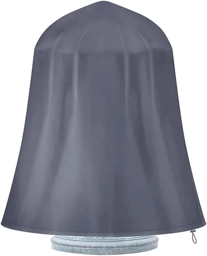Vista 8 de J&C Cubierta de fuente 420D resistente al aire libre para accesorios de fuente de patio de invierno, impermeable, resistente a la decoloración Beige