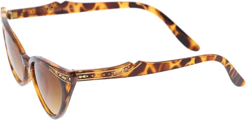 Vista 4 de zeroUV Gafas de sol vintage de los años 50 para mujer con diseño UV400 adornadas con diamantes de imitación Pinup Girl y accesorios Rockabilly