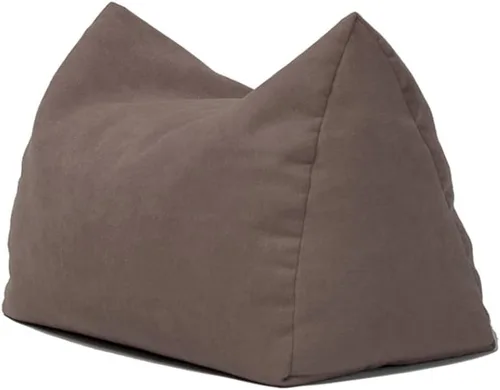 Vista 9 de Sillón puf, asiento suave para el suelo, reposapiés acolchado, otomana de relleno de gránulos EPP, cómoda silla de sofá para sala de estar, balcón