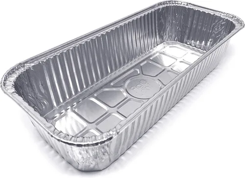 Vista 5 de Fig & Leaf Paquete de 35 bandejas de goteo compatibles con Weber Grills 6498 Smokefire l Summit l Genesis II - Forro de papel de aluminio resistente