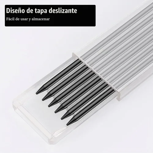 Vista 6 de TuTuYa 36 piezas de repuesto de lápiz de 0.1 in, color negro, con 1 lápiz