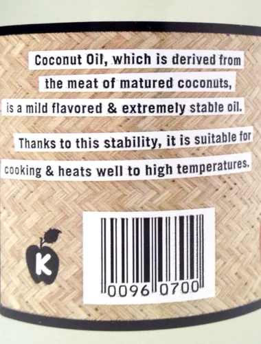 Vista 3 de Trader Joe's Aceite de coco virgen orgánico, 16 onzas líquidas