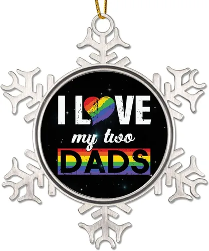 Vista 15 de Adornos de decoración de árbol LGBT Pride United by Love Adornos para árbol de Navidad gay, igualdad de género, orgullo arcoíris LGBTQ, Mes
