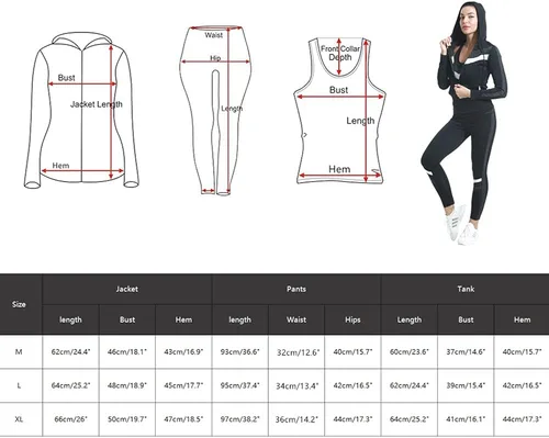 Vista 9 de Conjunto de chaleco y leggings para mujer, conjunto de ropa de entrenamiento de yoga, conjunto de 3 piezas para mujer