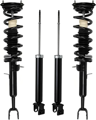 Vista 29 de Detroit Axle - Kit de 4 puntales para Ford Escape 2014-2019, 2 amortiguadores traseros ensamblaje 2 puntales delanteros y resortes helicoidales 2015
