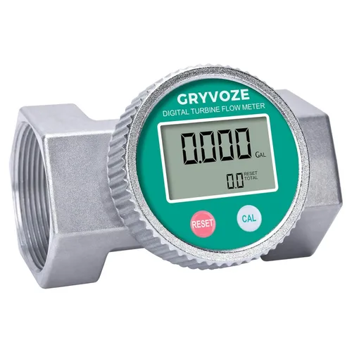 Vista 9 de Medidor de flujo resistente a la corrosión impermeable de 1 pulgada con revestimiento de PTFE, medidor de flujo digital NPT en línea de 2.4 a 26.4