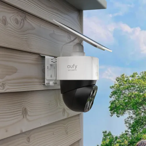 Vista 6 de Clips laterales de vinilo compatible con Eufy SoloCam S340/SoloCam E30 - Cámara de seguridad solar para exteriores (paquete de 1, blanco)