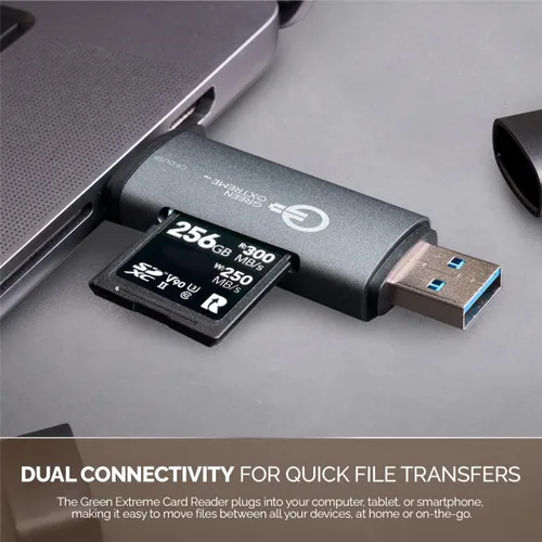 Vista 8 de Lector de tarjetas SD, USB 3.0 Tipo-A y lector de tarjetas OTG Tipo-C