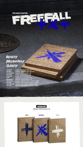 Vista 2 de Tomorrow X Together TXT - The Name Chapter : Álbum de caída libre (Clarity Ver.)