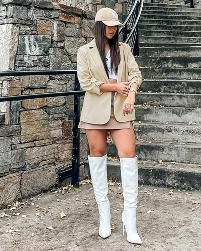 Vista 2 de LookbookStore Blazers para mujer, chaquetas de traje, blazer de manga 34, trajes casuales de negocios para el trabajo