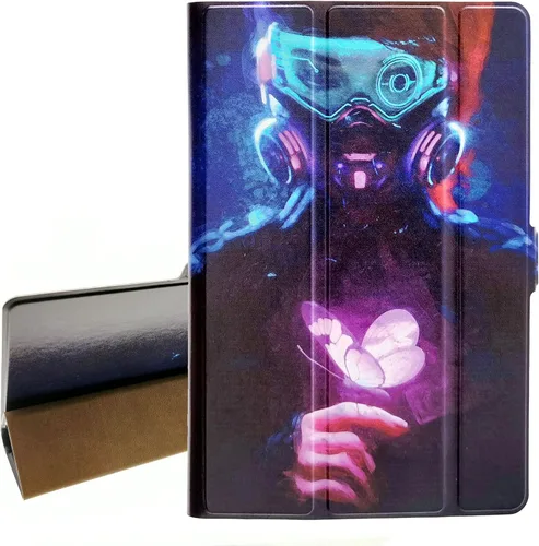 Vista 5 de Funda delgada compatible con Chuwi Hipad Xpro 10.51 pulgadas Tablet Case Flip Stand Cover Lang