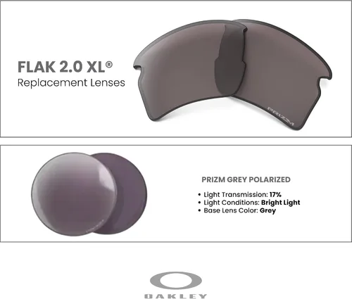 Vista 3 de OAKLEY Authentic Flak 2.0 XL OO9188 Polarized REPLACEMENT Lenses +BUNDLE Bag+ Bundle Microfiber Pouch -FRAMES NOT INCLUDED