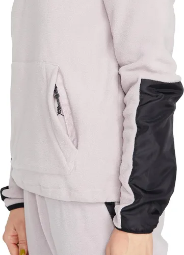 Vista 5 de Volcom Sudadera de snowboard de forro polar con cremallera de 14 para mujer