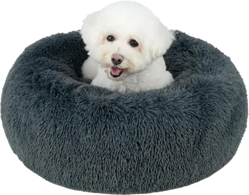 Vista 12 de Best Pet Supplies Casa para Perros Cama Colchoneta Carpa Interior Redonda Suave de Felpa para Razas Pequeñas, Medianas y Grandes - Lavanda, 20 x 20