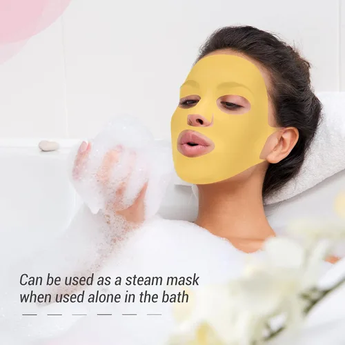 Vista 6 de Maitys 5 piezas de mascarillas faciales de silicona reutilizables para mujeres, mascarilla facial hidratante antiarrugas, cubierta para prevenir