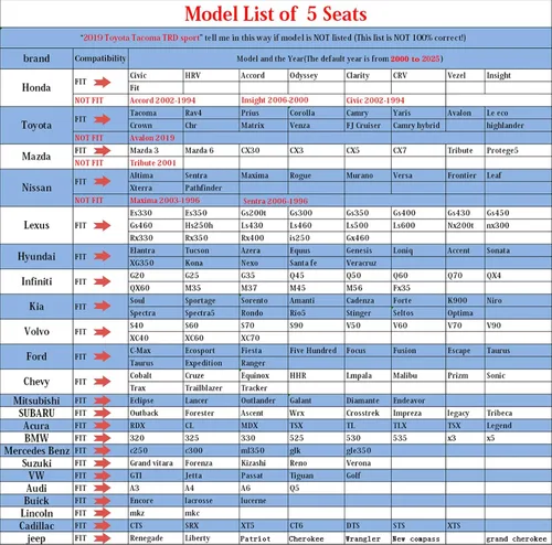 Vista 6 de Aierxuan Juego completo de fundas de cuero para asiento de automóvil Conjunto completo/Negro-Rojo