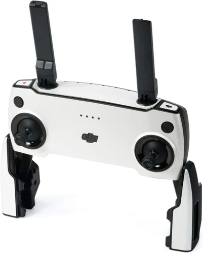 Vista 4 de Wrapgrade Skin compatible con DJI Mavic Mini Mando a distancia (Airforce Silver)