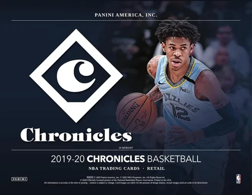 Vista 4 de Panini Chronicles NBA 2019/20 Caja de baloncesto BLASTER (40 cartas)