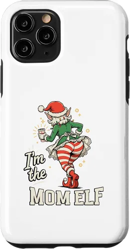 Vista 29 de I'm The Mom Elf Funny Matching Family Christmas Group Case for iPhone 16
