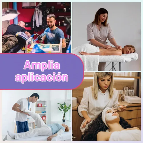 Vista 5 de Funda de cama de pestañas, cubierta impermeable de cuero artificial para mesa de masaje, protector de cera ajustable para cama de esteticista
