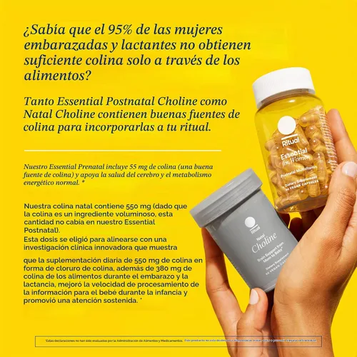 Vista 5 de Ritual Multivitamínico posnatal para mujeres - 60 cápsulas - 30 porciones