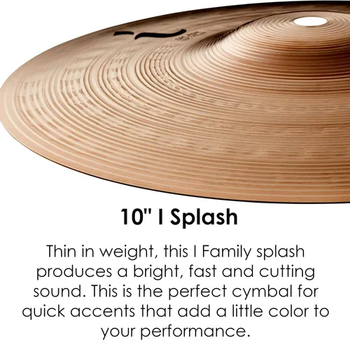 Vista 3 de Zildjian Platillo I Family Splash (ILH10S)