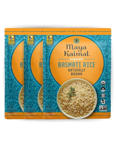 Vista 7 de MAYA KAIMAL Organic Turmeric & Cumin Basmati Rice, 8.5 OZ